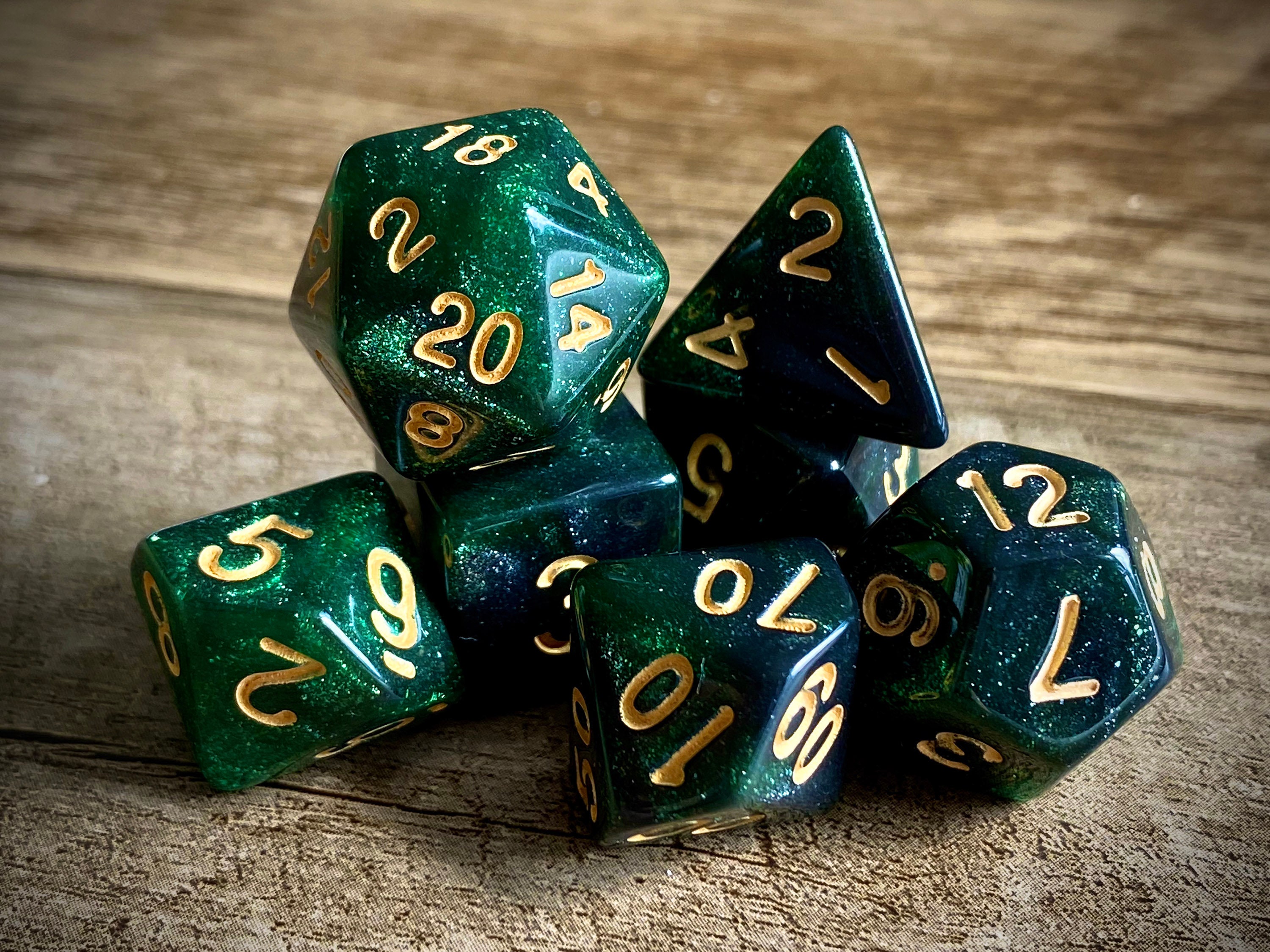 Dark Forest Dnd Dice Set For Dungeons And Dragons Dark Green Etsy Dark Forest Dnd Dice Set For Dungeons And Dragons Dark Green Etsy