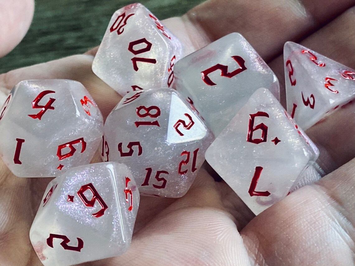 Vampire DnD Dice Set for Dungeons and Dragons D20 TT RPG Etsy