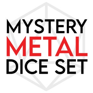 Mystery Premium Metal Dice Set at a Discounted Price