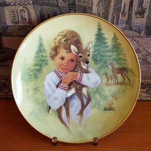 AK Kaiser Alka Kunst Wall Plate Children Motif Collector&#39;s Plate Wall Plate Vintage Porcelain
