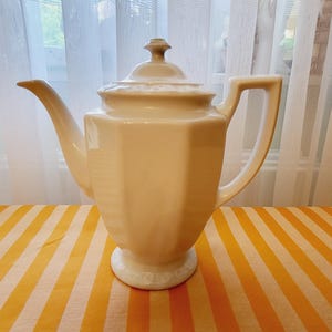 Rosenthal Maria White Coffee Tea Pot Vintage Porcelain Coffee Pot