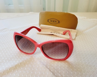 Gafas de sol Tod's Montura de gafas Estuche para gafas Gafas de sol vintage