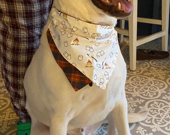 Reversible Campfire Dog Bandana