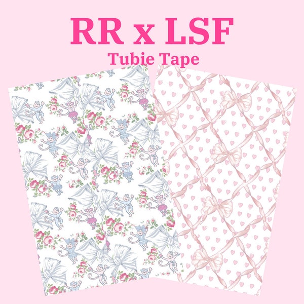 RR x LSF Tubie Tape | ng-tube, nj-tube, g tube, oxygen, picc-line, medical tape, spoonie, roller rabbit, loveshackfancy, chronic illness