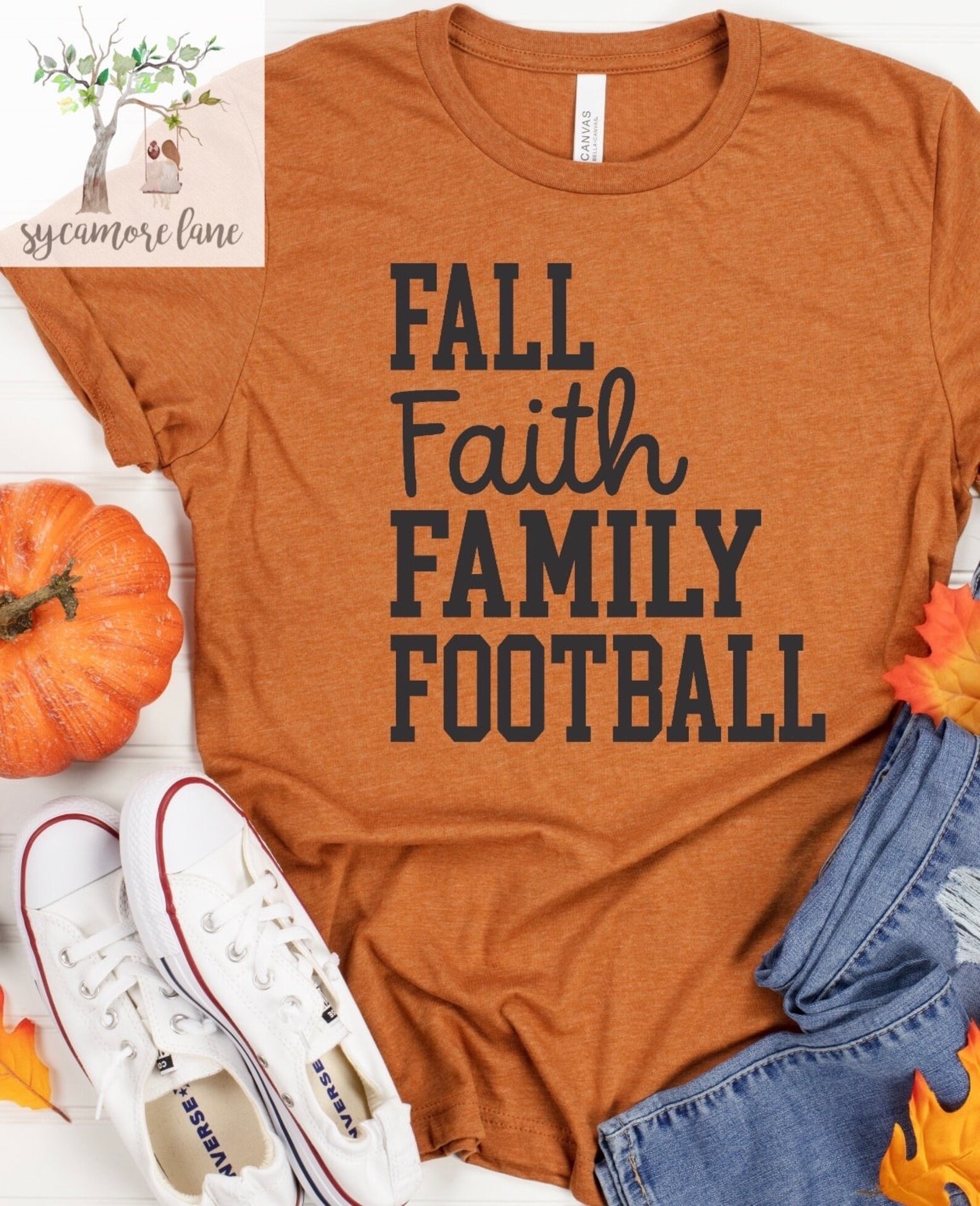 Fall Faith Family Football Unisex Shirt - Etsy