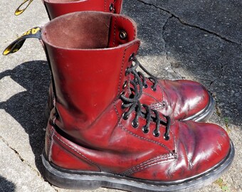 vintage cherry red doc martens