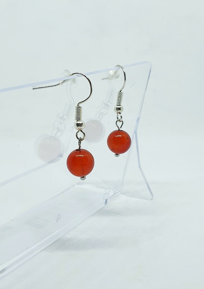 protection - Pendants Cornaline bad eye Earrings