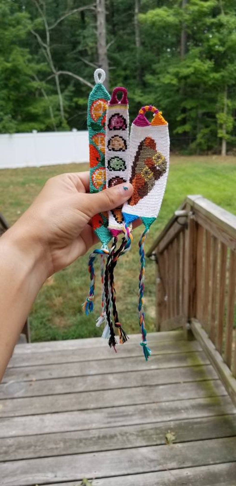 Summery friendship bracelets