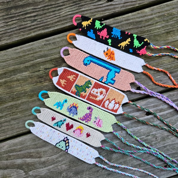 Dinosaur handmade friendship bracelets