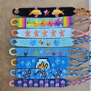 fish summer friendship bracelets