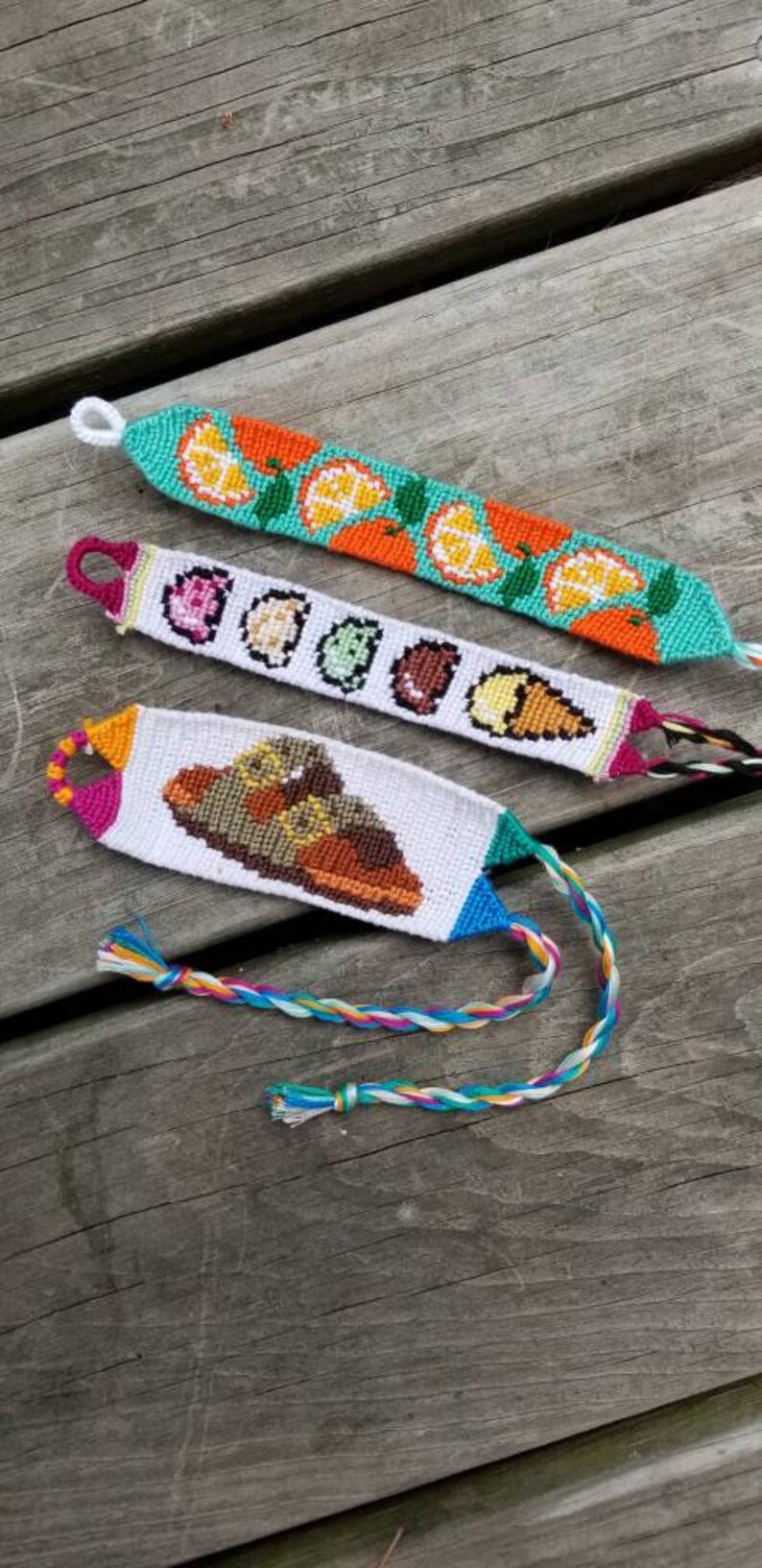 Summery friendship bracelets