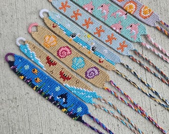 end of summer fun friendship bracelets