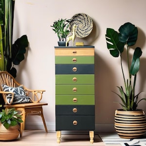 Beautifully Refurbished Teak Tallboy by Schreiber - sold but can recreate please contact me