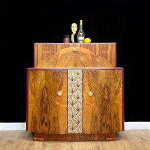 Art Deco Cocktail Cabinet - Made to Order please contact me for available pieces.