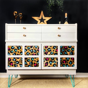 Nathan funky drinks cabinet or sideboard with hairpin legs