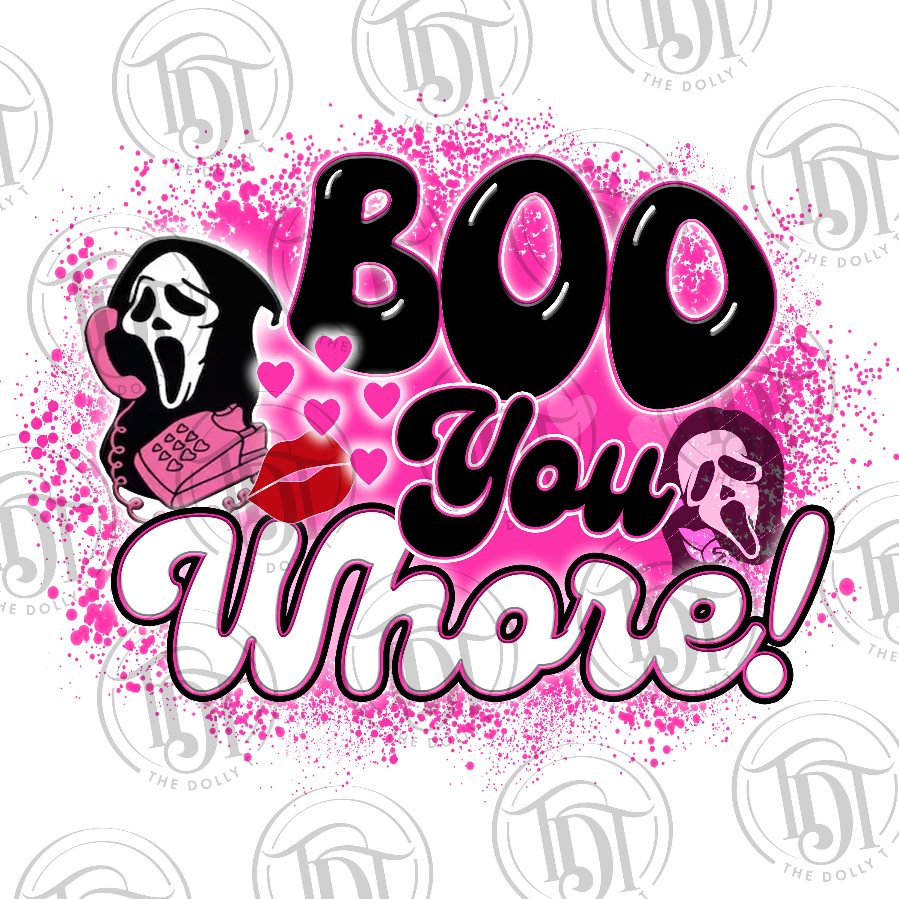 Boo You Whore PNG | Halloween PNG | Fall PNG | Sublimation Design for ...