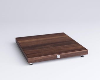 American Black Walnut ISODECK Turntable Plinth – Isolation Platform - Record Player stand - Record player plinth - HiFi rack