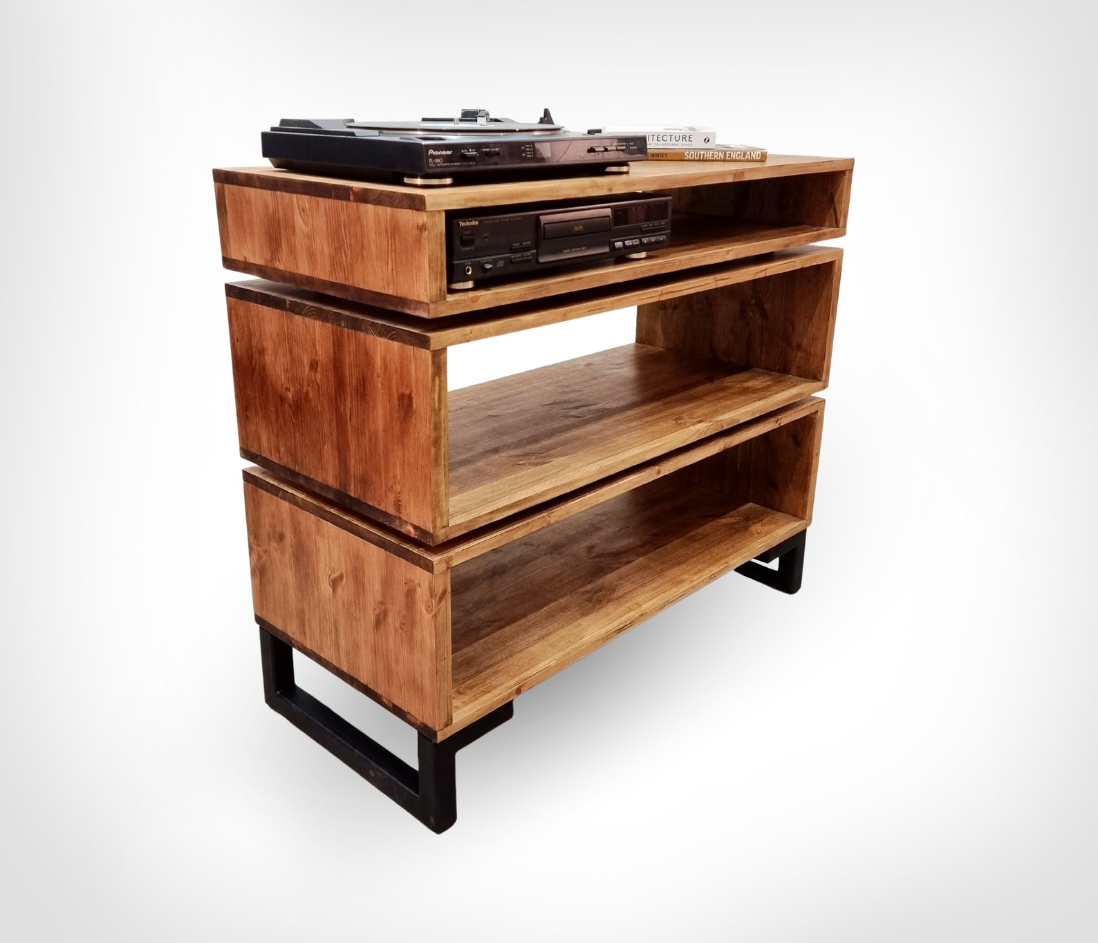 3 Tier Scandinavian Hi Fi Rack Audio Rack Component Rack - Etsy UK