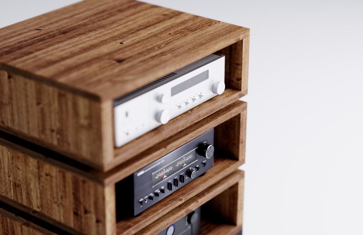 3 Tier Scandinavian Hi Fi Rack, Audio Rack - Component Rack - Amplifier ...