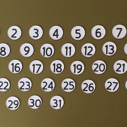 Number for Calendar // Best Seller Etsy