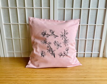 Pillow Spring Japan pillow bedding good sleep big green soft pillow with filling japanese motive Christmas gift for her him friend 40x40 cm