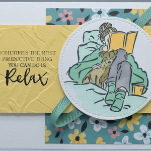 Handmade Friendship Card - Encouragement Dog