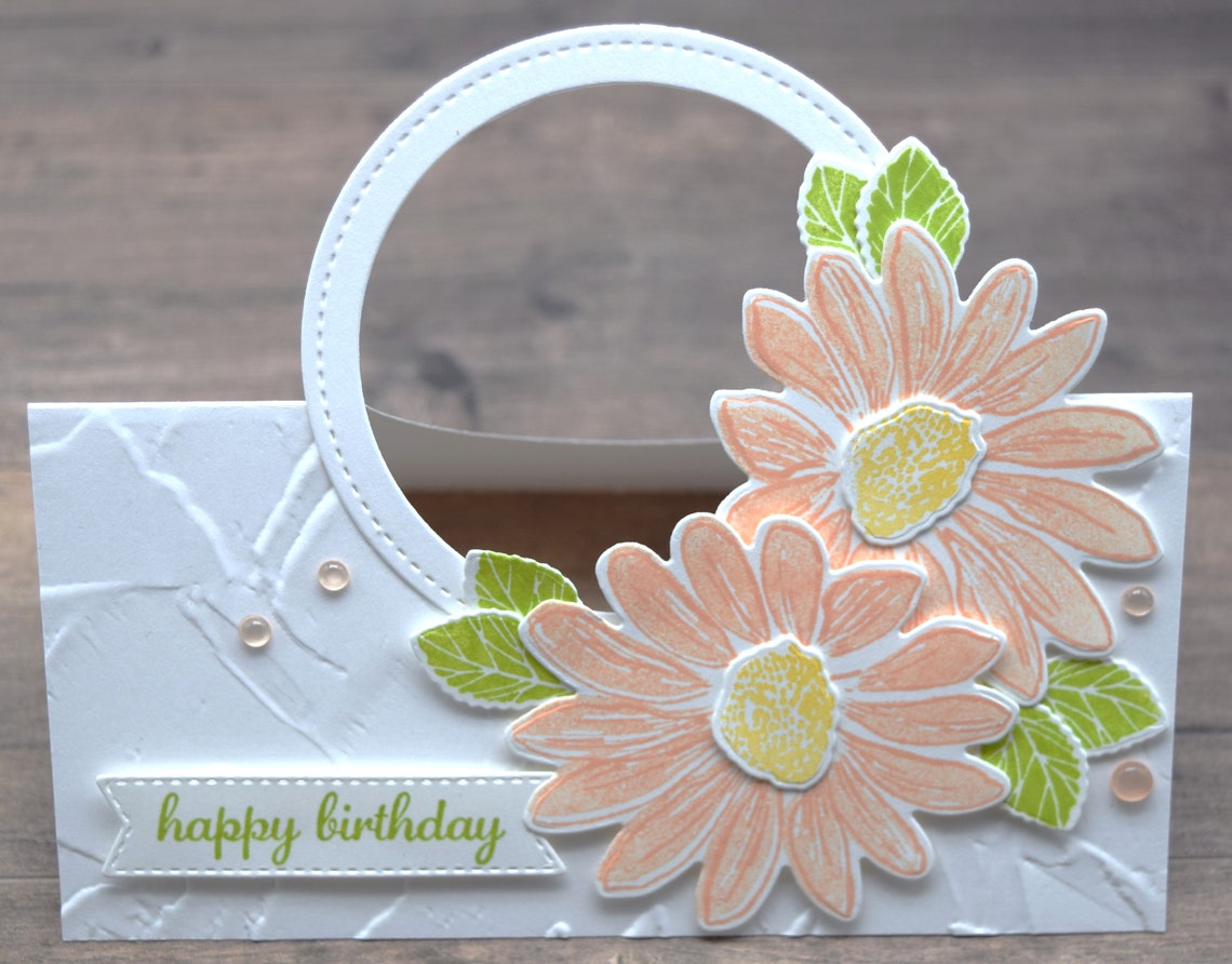 Handmade Birthday Card - Daisy Flowers Gardener Garden - Etsy