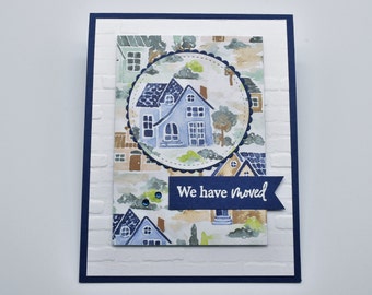 Handmade "We Have Moved" Card - New Address