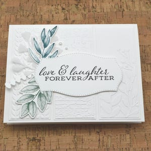 Handmade Wedding Card - Bride Groom