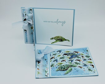 Handmade Thinking of You Card - Sea Turtles