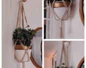 Macrame Plant Hanger Wall Decor Macrame Hanger Air Plant Bedroom Wall Decor Boho Indoor Outdoor Mothers Day Home Decor