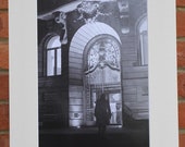 The Late Visitor  - Original Mounted Darkroom Print