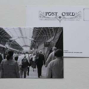 6 Postcard pack  &quot;Passing through Paddington&quot; - A6 size - &quot;City life&quot; Image from an original film photograph.