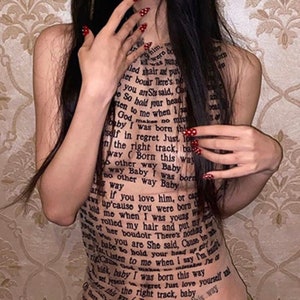 Born This Way Sheer Tank Top