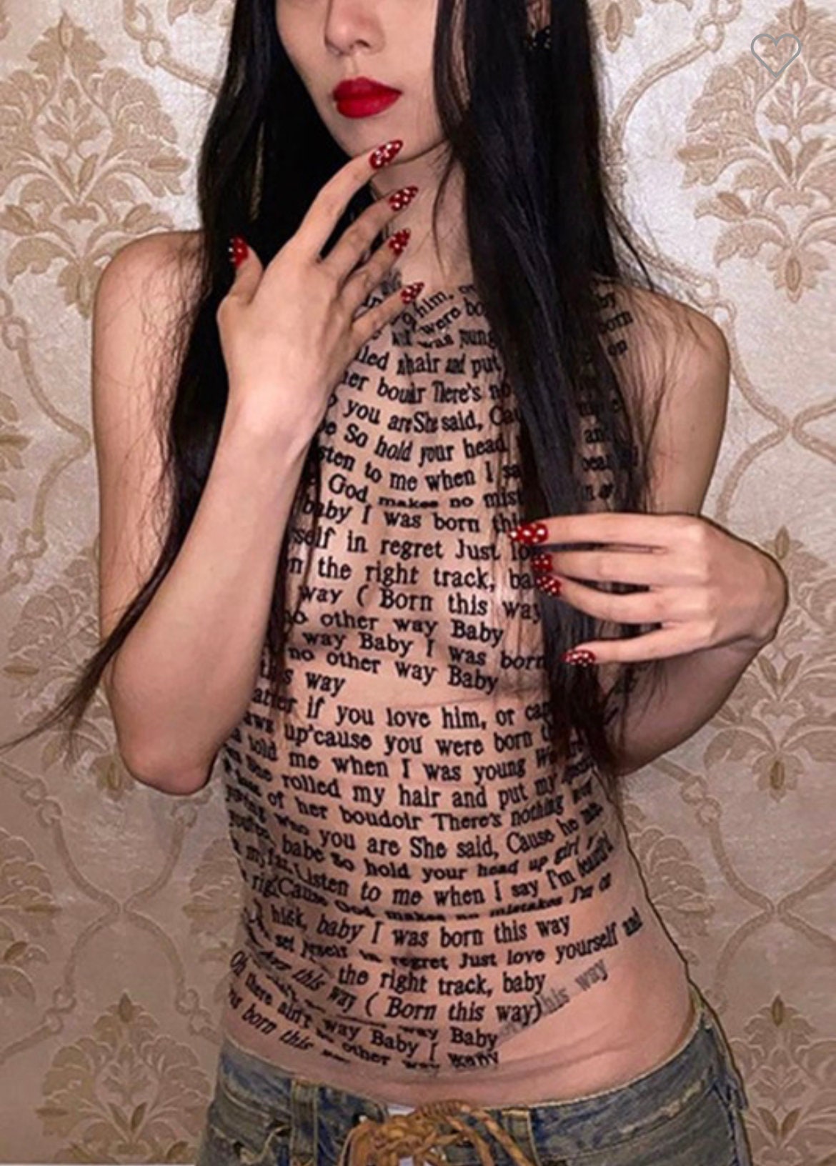 Born This Way Sheer Tank Top - Etsy