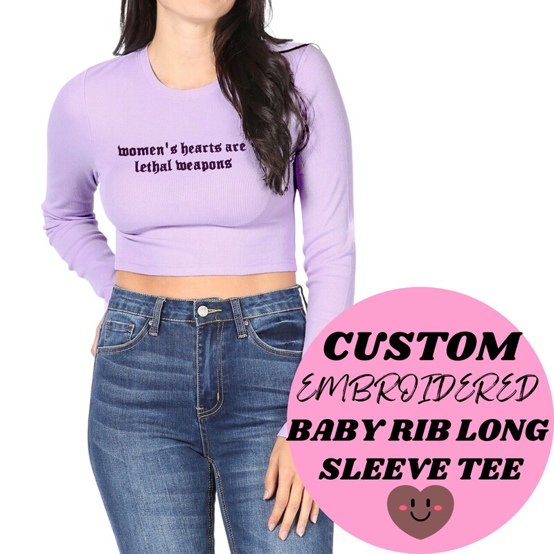 Custom Inked Short Sleeve Crop Top - Lycra main image 1