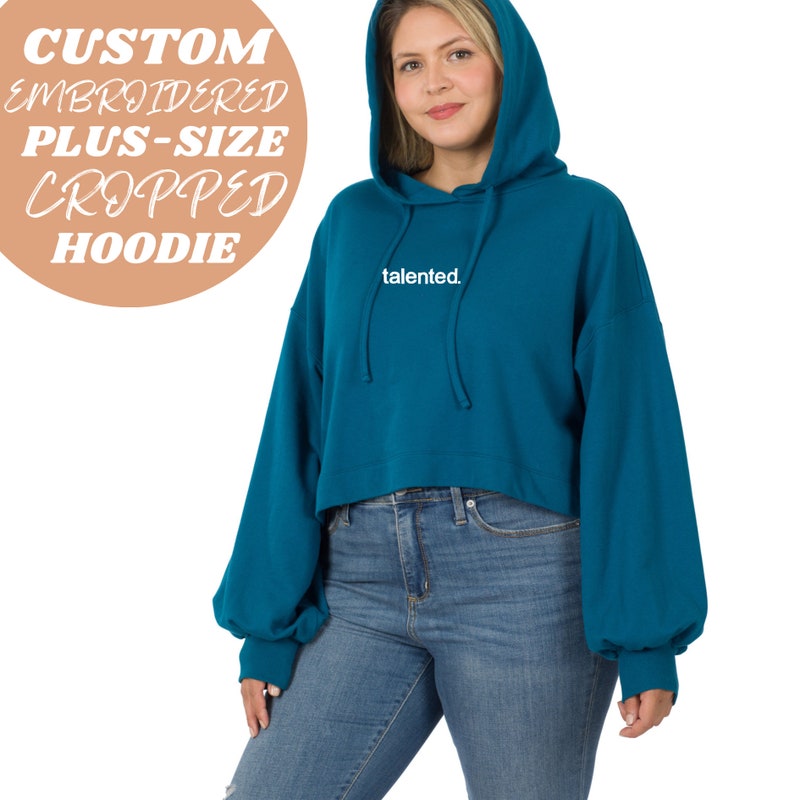 cropped jordan hoodie