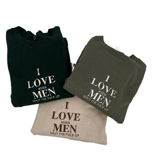 Girls Love Men Who Be Quiet Shirt image 2