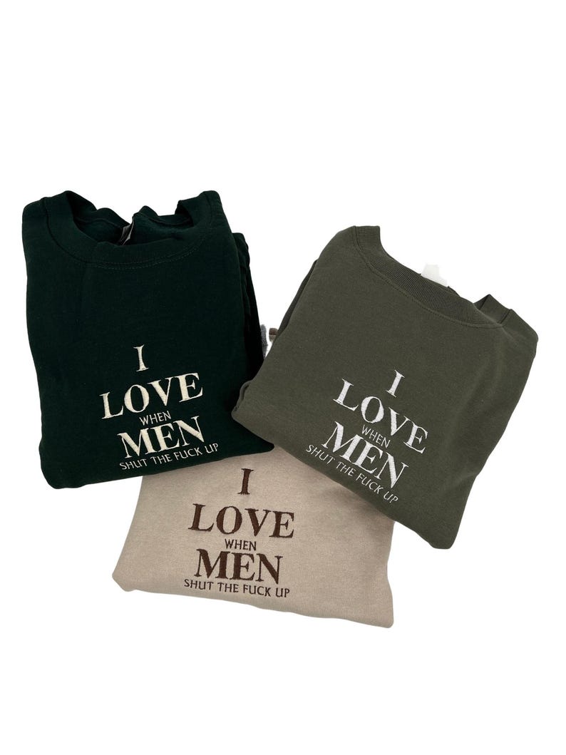 Girls Love Men Who Be Quiet Shirt image 2