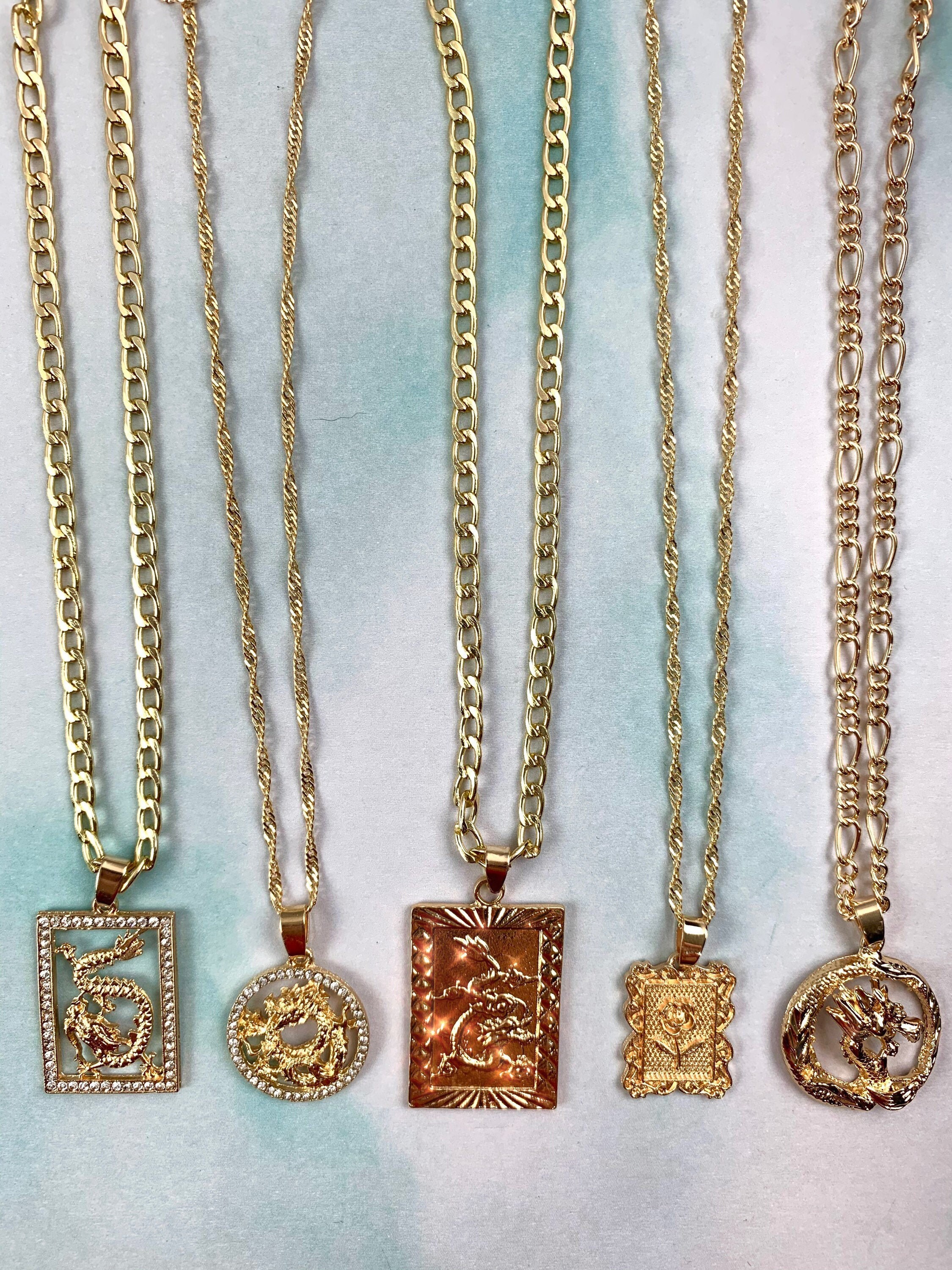 Y2K Dragon Necklaces