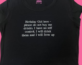 Baby Tee For The Birthday Girl