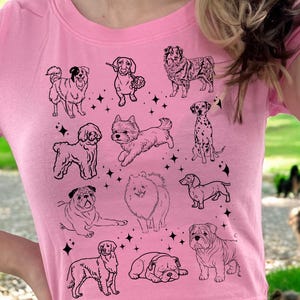 Vintage 90s Dog Lover Baby Tee
