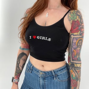 I Love Girls-tanktop met spaghettibandjes
