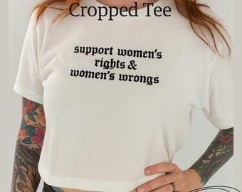 Camiseta corta bordada a medida / Camiseta con texto personalizado / Camiseta de mezcla de algodón