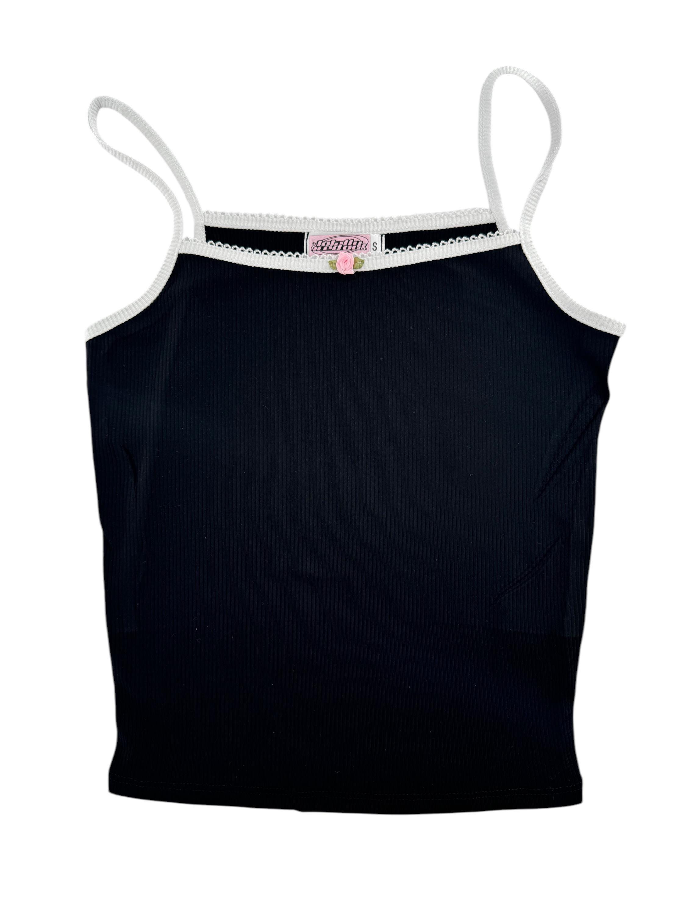 Customizable Embroidered Rosette Tank Top - Etsy