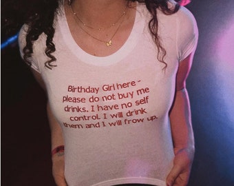 Baby Tee For The Birthday Girl