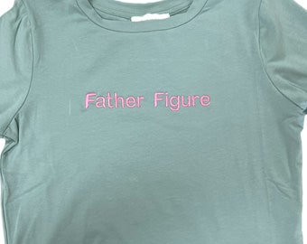 Father Figure Embroidered Crop Top