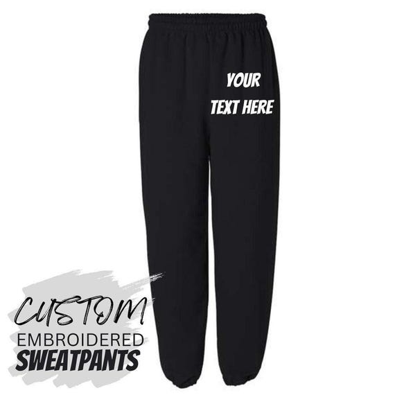 Custom Embroidered Sweatpants Mens Sweatpants Women's