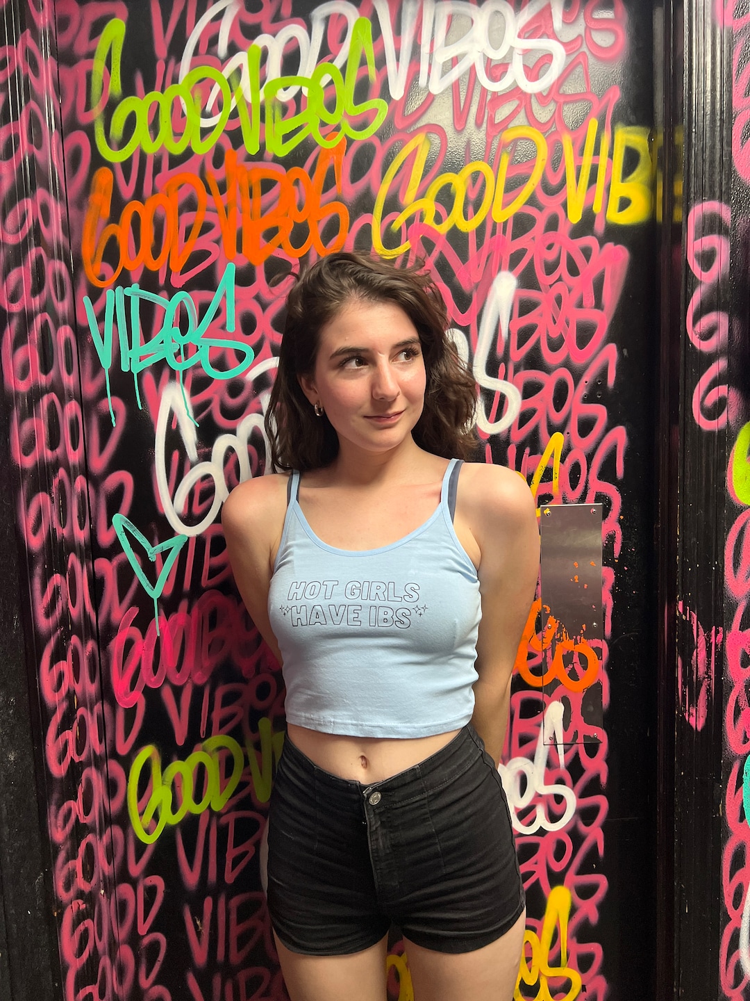 Hot Girls Have IBS Spaghetti Strap Tank Etsy Canada