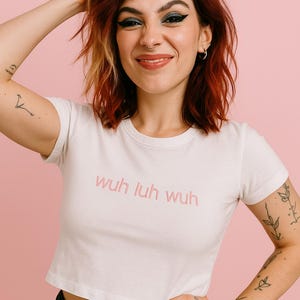 Wuh Luh Wuh Embroidered Tank Top or Baby Tee